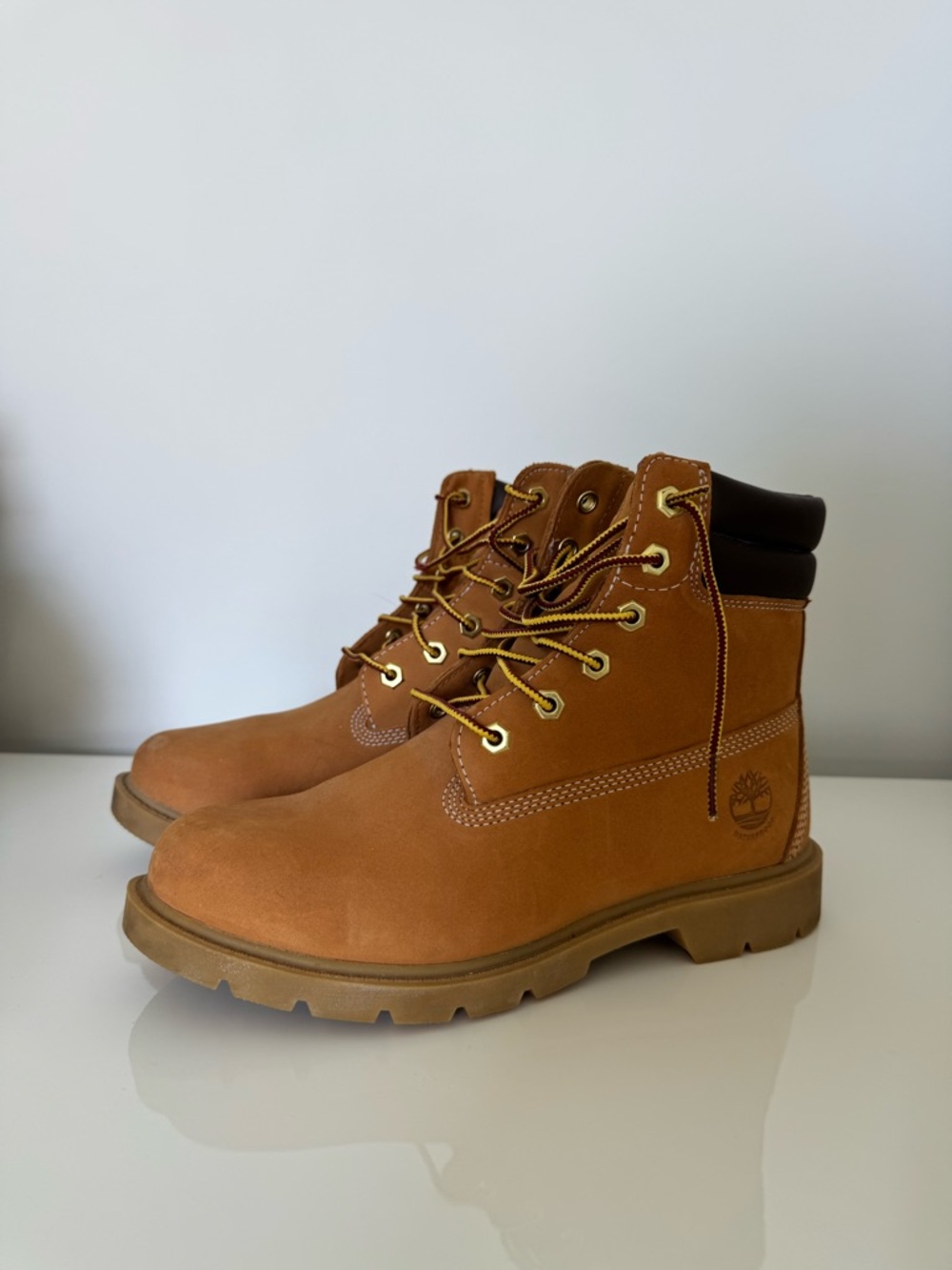 Timberland Wheat Brown Leather Ankle Work Boots